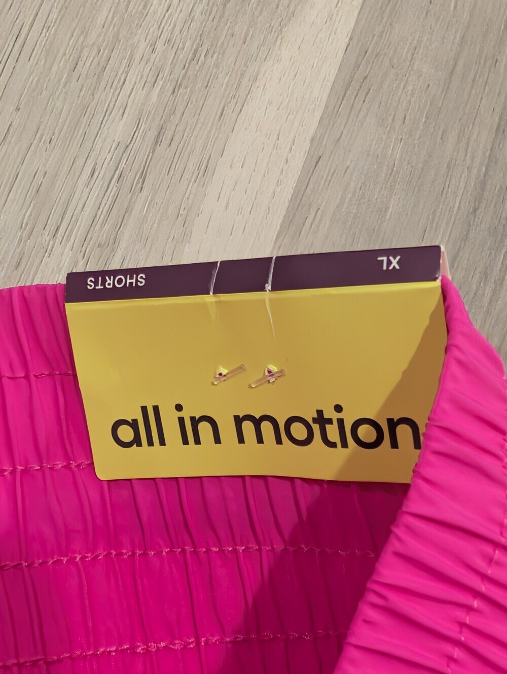 All in Motion | High Rise Crinkle Short In Pink - Picture 11 of 16
